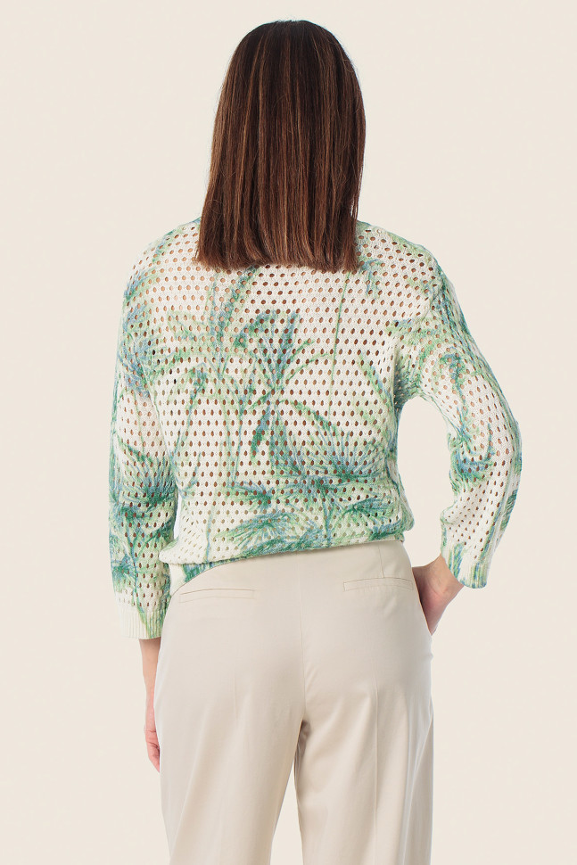 Джемпер с перфорацией