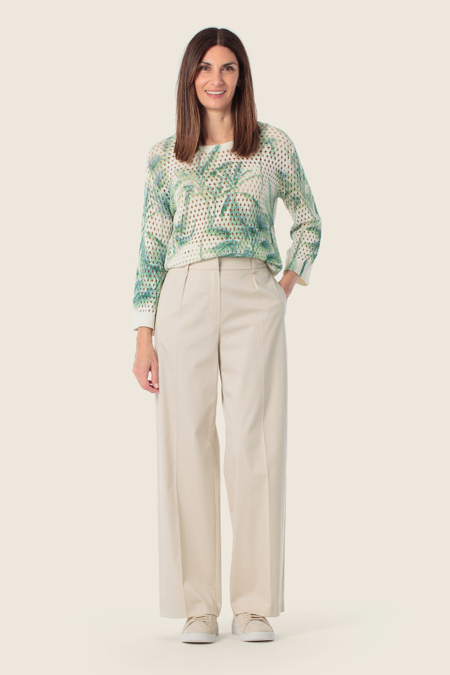 Джемпер с перфорацией