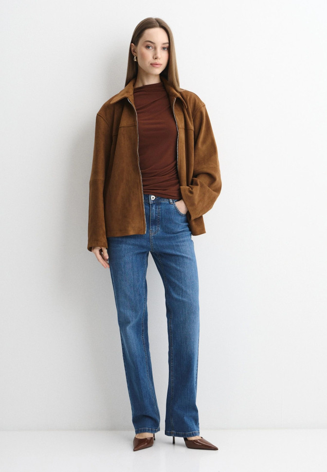 Джинсы прямого кроя