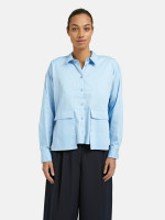 Рубашка с накладными карманами