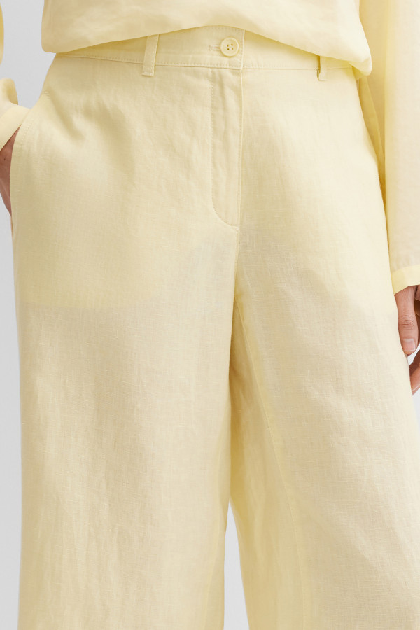 Брюки широкие прямые укороченные